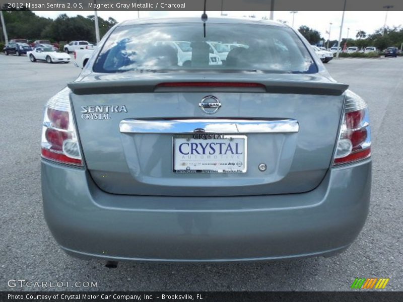 Magnetic Gray Metallic / Charcoal 2012 Nissan Sentra 2.0 S