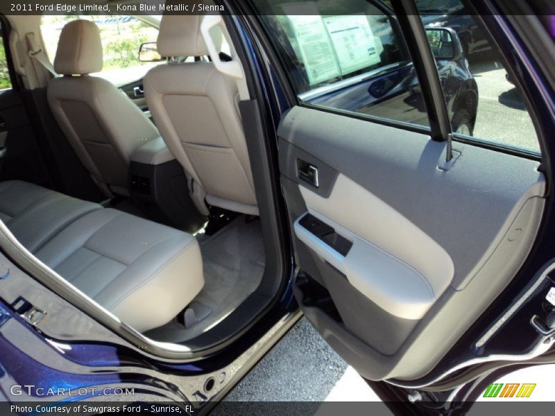 Kona Blue Metallic / Sienna 2011 Ford Edge Limited