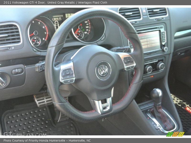 United Gray Metallic / Interlagos Plaid Cloth 2011 Volkswagen GTI 4 Door