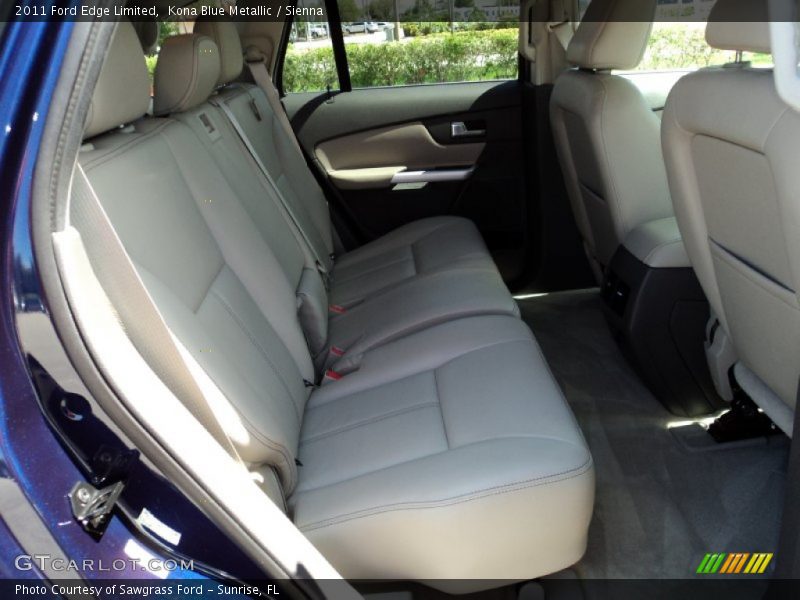 Kona Blue Metallic / Sienna 2011 Ford Edge Limited