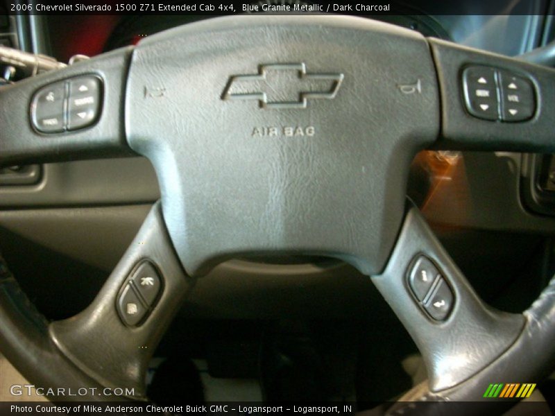 Blue Granite Metallic / Dark Charcoal 2006 Chevrolet Silverado 1500 Z71 Extended Cab 4x4