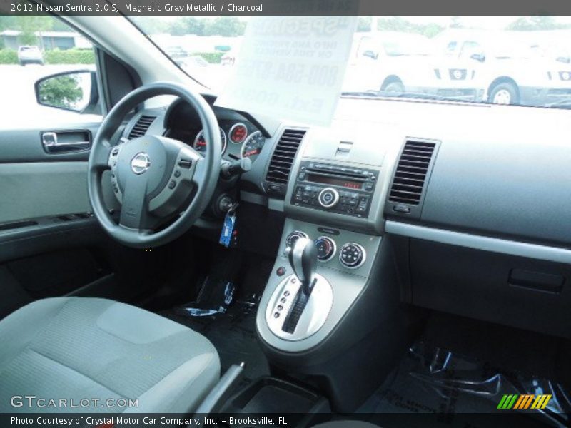 Magnetic Gray Metallic / Charcoal 2012 Nissan Sentra 2.0 S