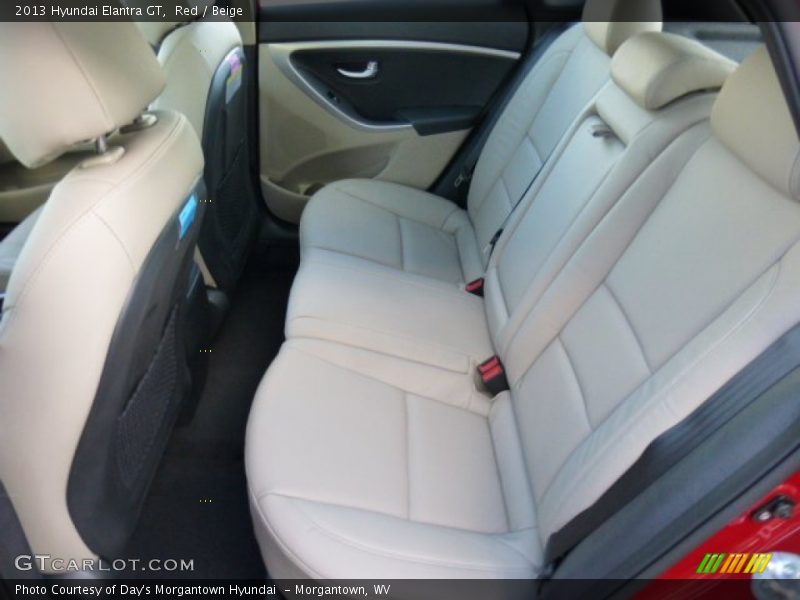 Red / Beige 2013 Hyundai Elantra GT