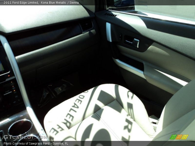 Kona Blue Metallic / Sienna 2011 Ford Edge Limited