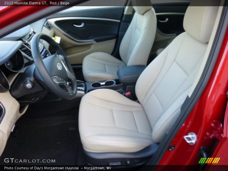 Red / Beige 2013 Hyundai Elantra GT