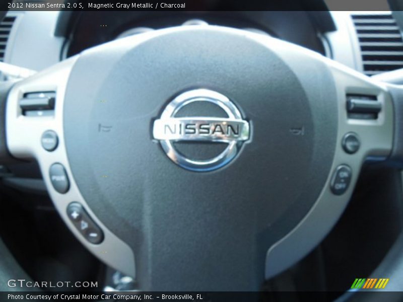 Magnetic Gray Metallic / Charcoal 2012 Nissan Sentra 2.0 S