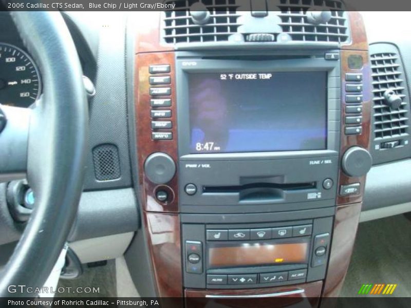 Blue Chip / Light Gray/Ebony 2006 Cadillac CTS Sedan