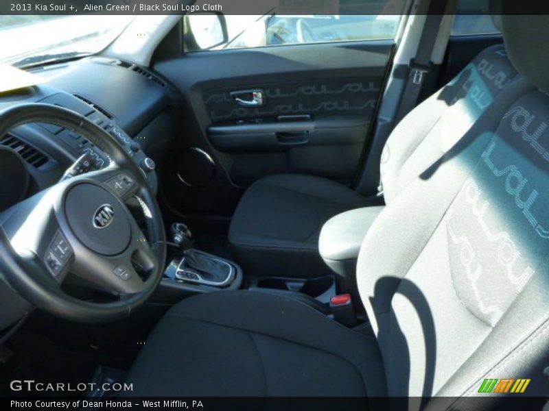 Alien Green / Black Soul Logo Cloth 2013 Kia Soul +