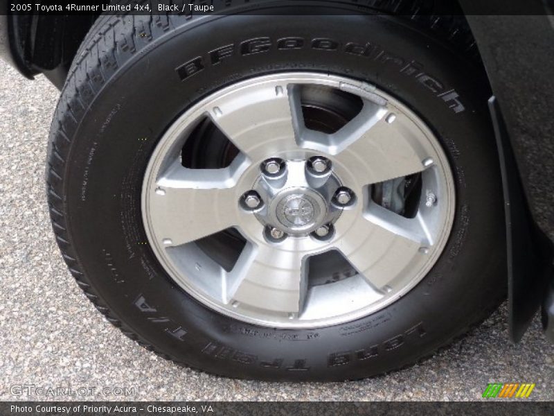 Black / Taupe 2005 Toyota 4Runner Limited 4x4