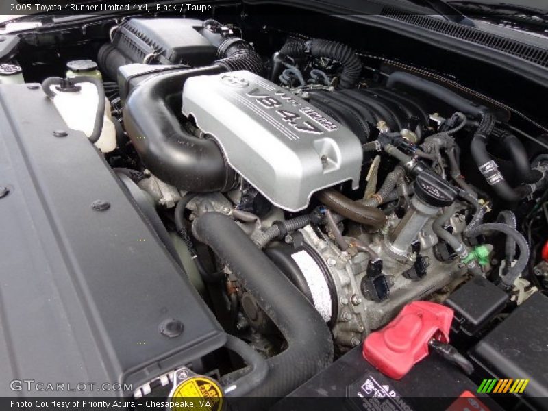 Black / Taupe 2005 Toyota 4Runner Limited 4x4