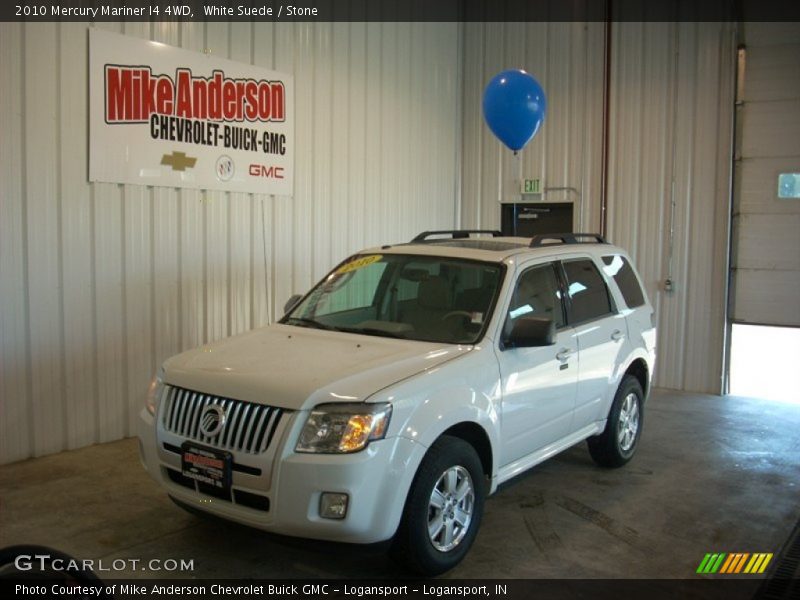 White Suede / Stone 2010 Mercury Mariner I4 4WD