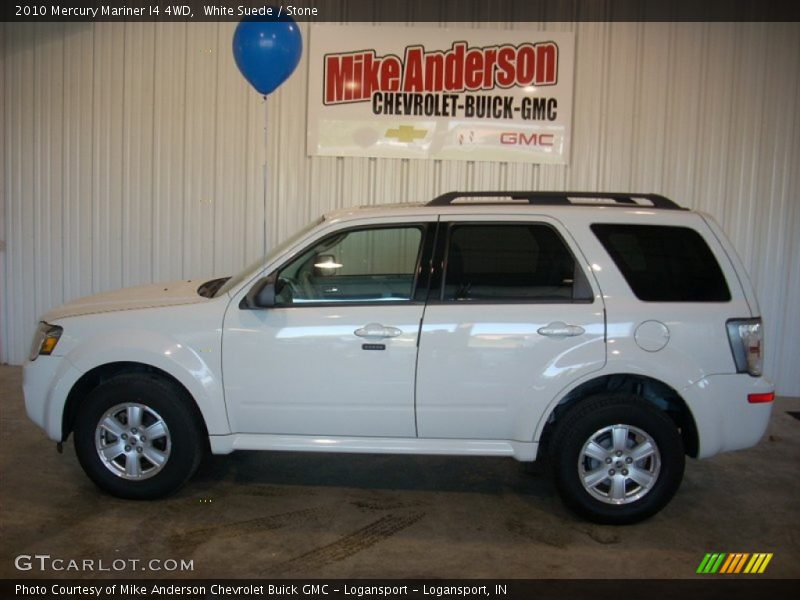 White Suede / Stone 2010 Mercury Mariner I4 4WD