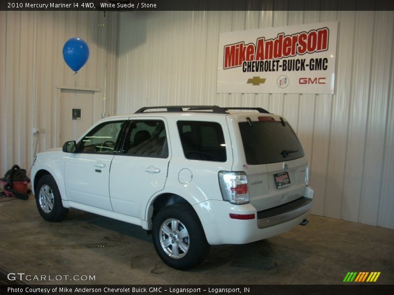 White Suede / Stone 2010 Mercury Mariner I4 4WD