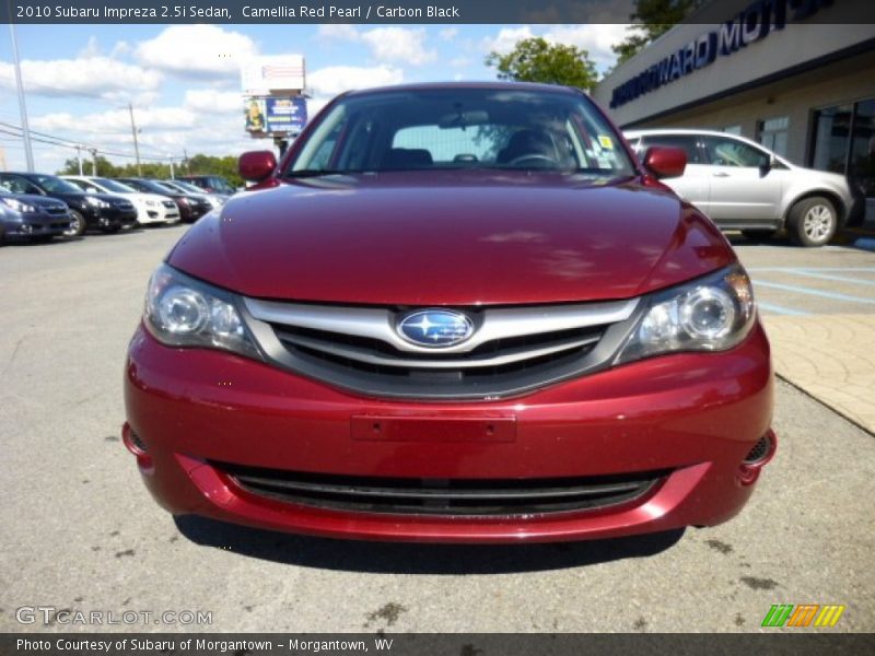 Camellia Red Pearl / Carbon Black 2010 Subaru Impreza 2.5i Sedan