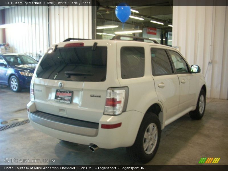 White Suede / Stone 2010 Mercury Mariner I4 4WD