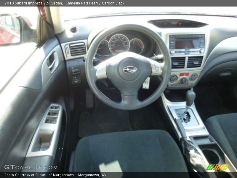 Camellia Red Pearl / Carbon Black 2010 Subaru Impreza 2.5i Sedan