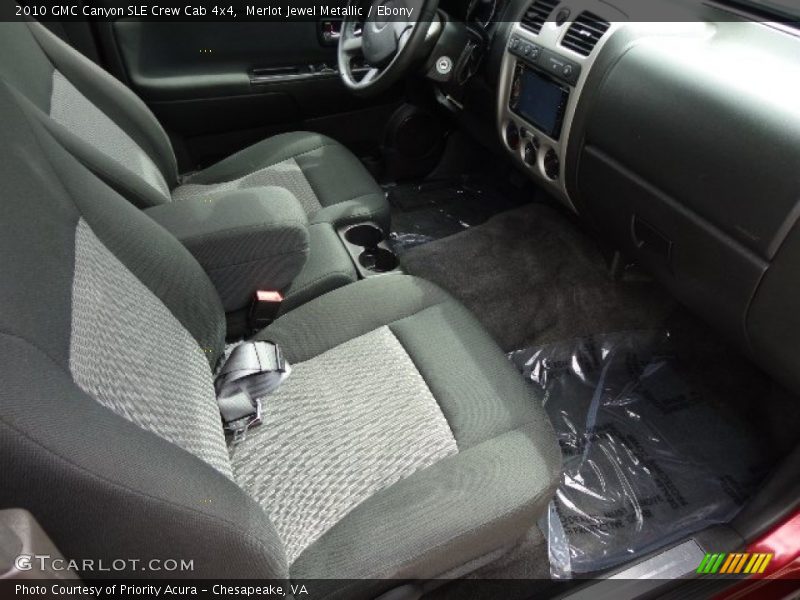 Merlot Jewel Metallic / Ebony 2010 GMC Canyon SLE Crew Cab 4x4