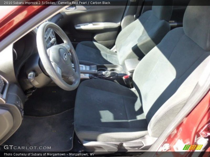 Camellia Red Pearl / Carbon Black 2010 Subaru Impreza 2.5i Sedan