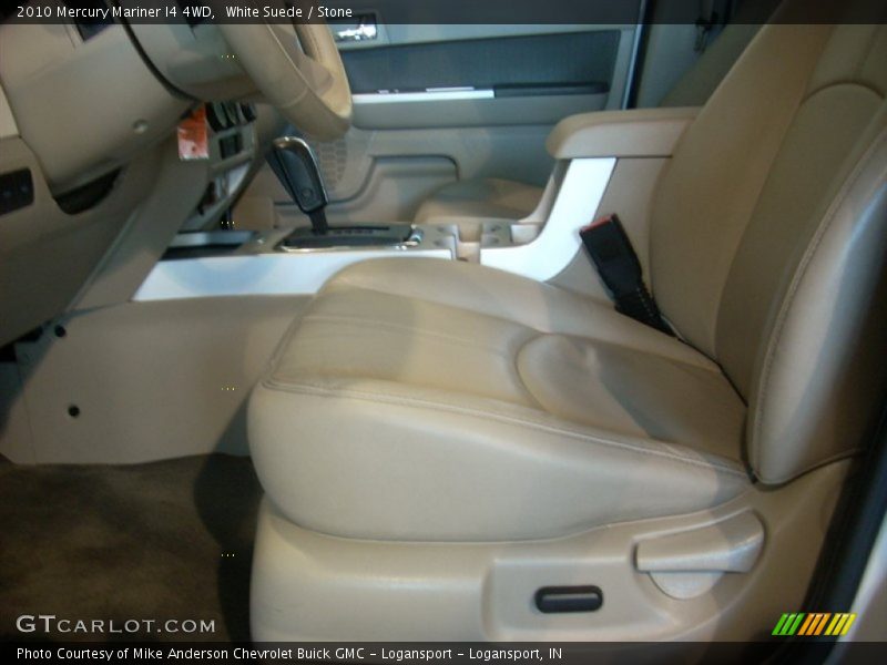 White Suede / Stone 2010 Mercury Mariner I4 4WD