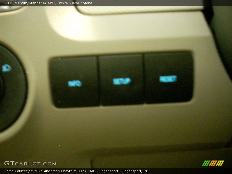 White Suede / Stone 2010 Mercury Mariner I4 4WD