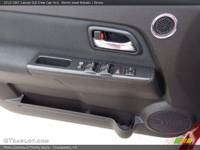 Merlot Jewel Metallic / Ebony 2010 GMC Canyon SLE Crew Cab 4x4