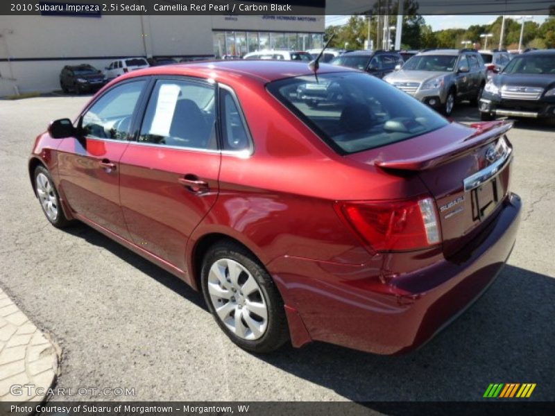Camellia Red Pearl / Carbon Black 2010 Subaru Impreza 2.5i Sedan