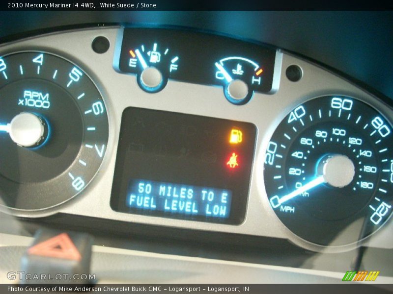 White Suede / Stone 2010 Mercury Mariner I4 4WD