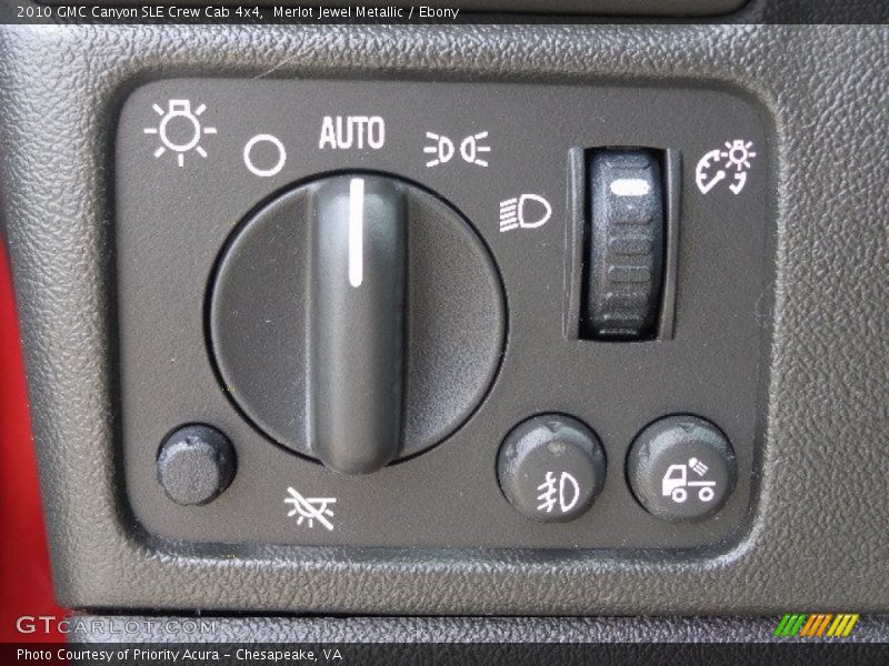 Merlot Jewel Metallic / Ebony 2010 GMC Canyon SLE Crew Cab 4x4