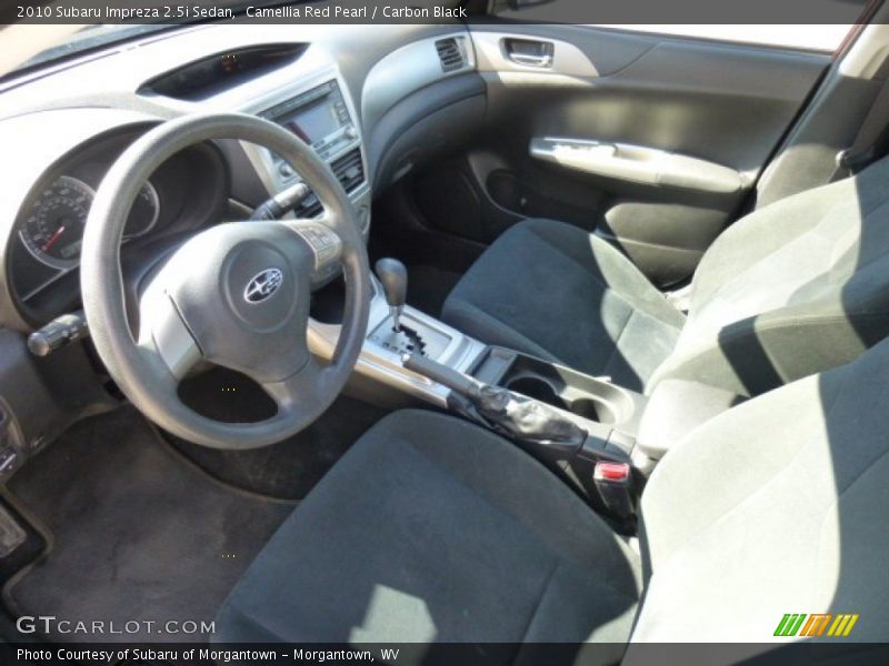Camellia Red Pearl / Carbon Black 2010 Subaru Impreza 2.5i Sedan