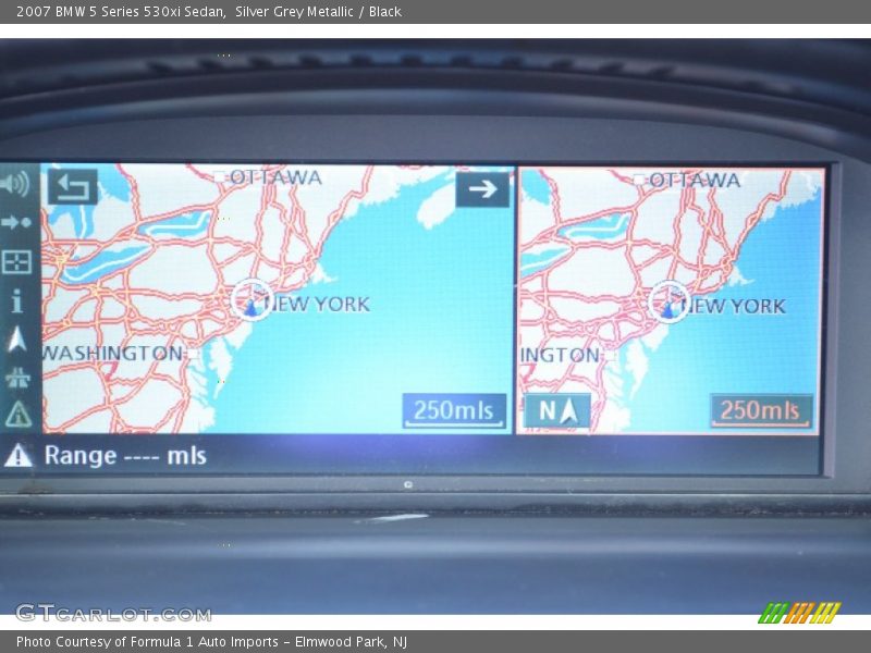 Silver Grey Metallic / Black 2007 BMW 5 Series 530xi Sedan