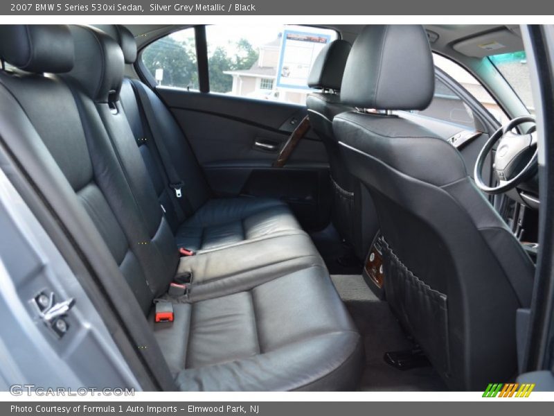 Silver Grey Metallic / Black 2007 BMW 5 Series 530xi Sedan