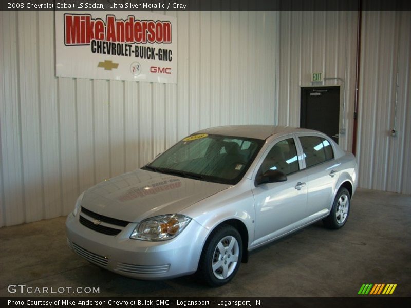 Ultra Silver Metallic / Gray 2008 Chevrolet Cobalt LS Sedan