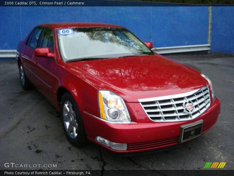 Crimson Pearl / Cashmere 2006 Cadillac DTS