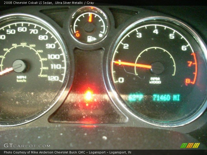 Ultra Silver Metallic / Gray 2008 Chevrolet Cobalt LS Sedan