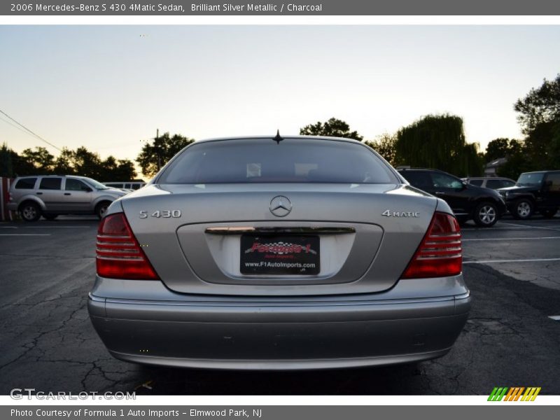 Brilliant Silver Metallic / Charcoal 2006 Mercedes-Benz S 430 4Matic Sedan