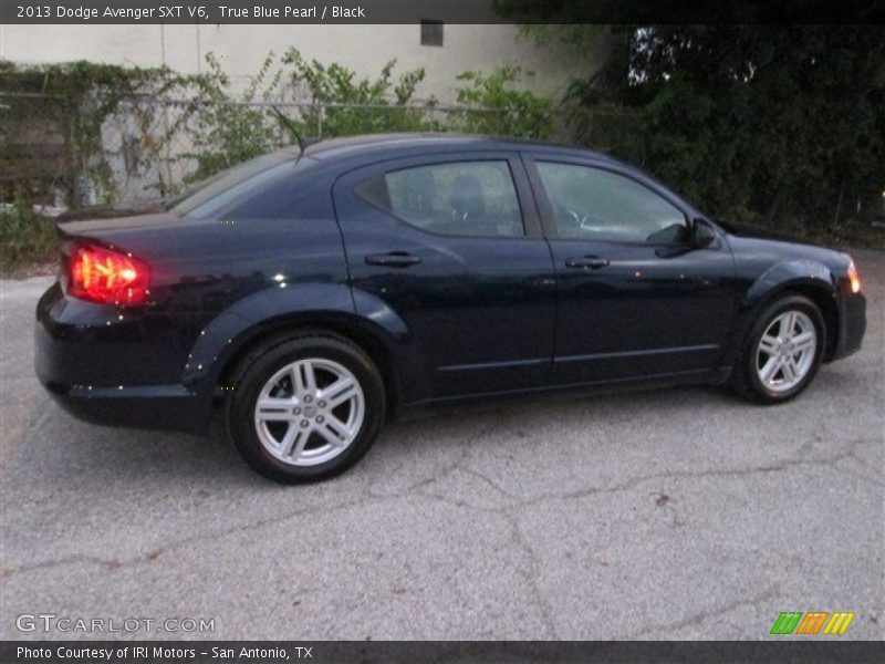 True Blue Pearl / Black 2013 Dodge Avenger SXT V6