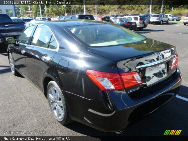 Obsidian Black / Cashmere 2008 Lexus ES 350