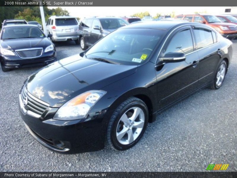 Super Black / Charcoal 2008 Nissan Altima 3.5 SE