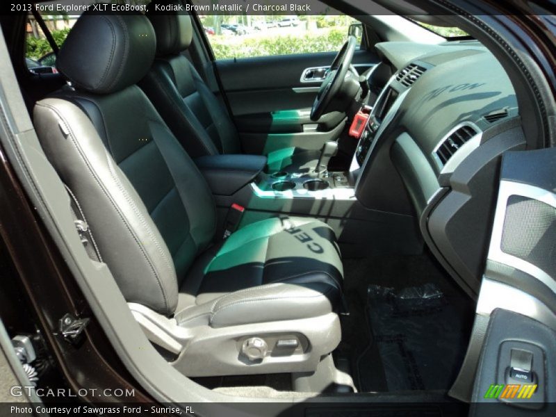Kodiak Brown Metallic / Charcoal Black 2013 Ford Explorer XLT EcoBoost