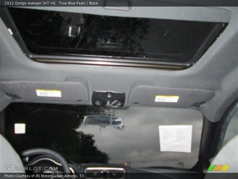 True Blue Pearl / Black 2013 Dodge Avenger SXT V6