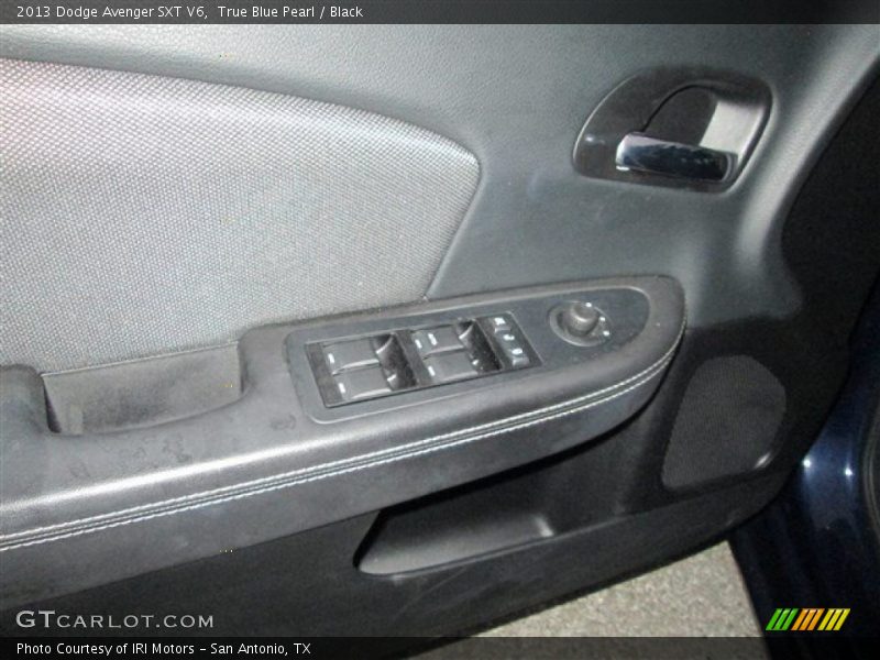 True Blue Pearl / Black 2013 Dodge Avenger SXT V6