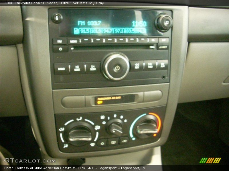 Ultra Silver Metallic / Gray 2008 Chevrolet Cobalt LS Sedan