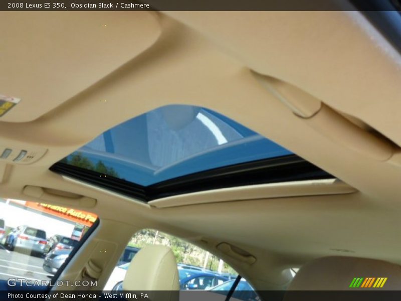Obsidian Black / Cashmere 2008 Lexus ES 350