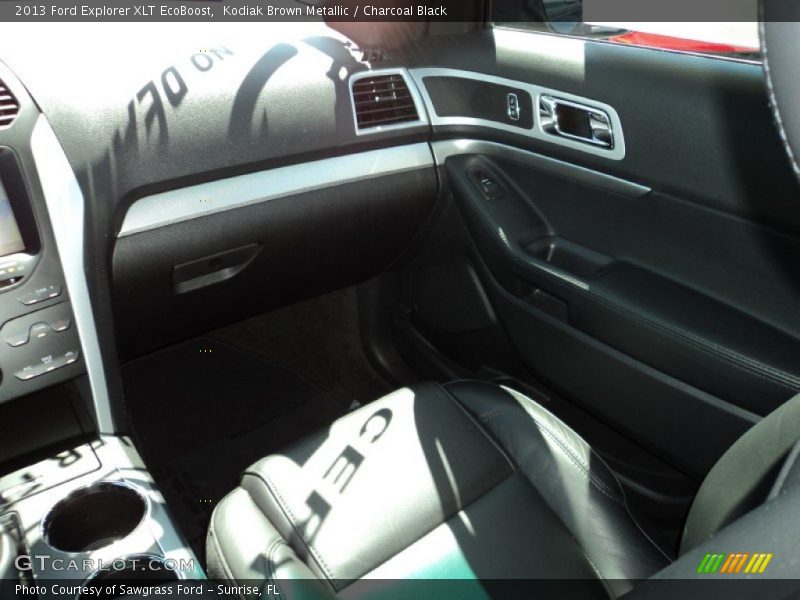 Kodiak Brown Metallic / Charcoal Black 2013 Ford Explorer XLT EcoBoost