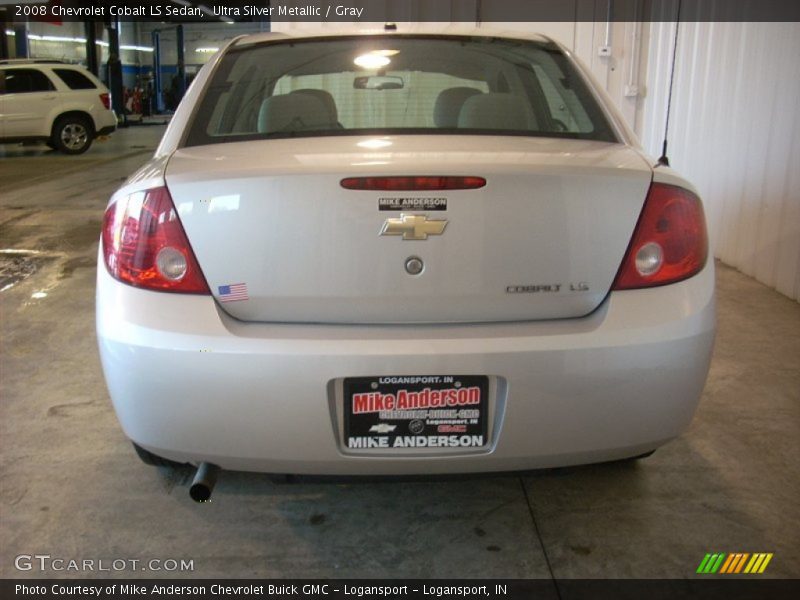 Ultra Silver Metallic / Gray 2008 Chevrolet Cobalt LS Sedan