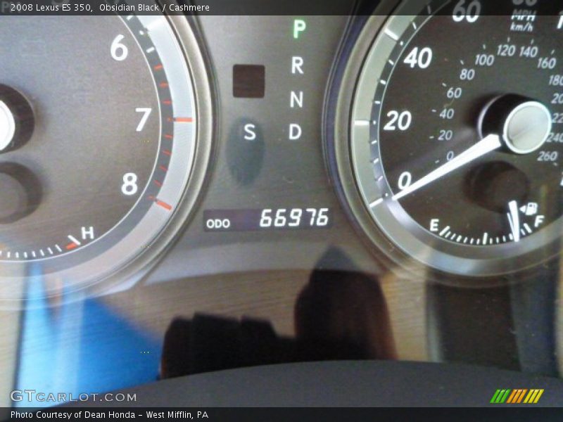 Obsidian Black / Cashmere 2008 Lexus ES 350