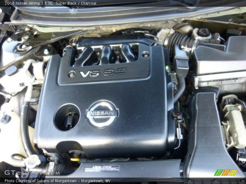 Super Black / Charcoal 2008 Nissan Altima 3.5 SE