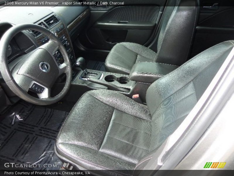 Vapor Silver Metallic / Dark Charcoal 2008 Mercury Milan V6 Premier
