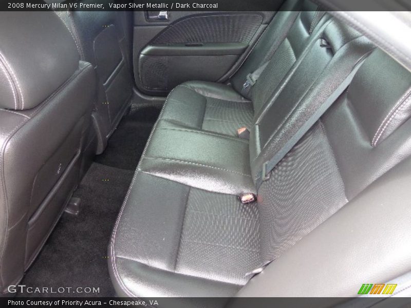 Vapor Silver Metallic / Dark Charcoal 2008 Mercury Milan V6 Premier