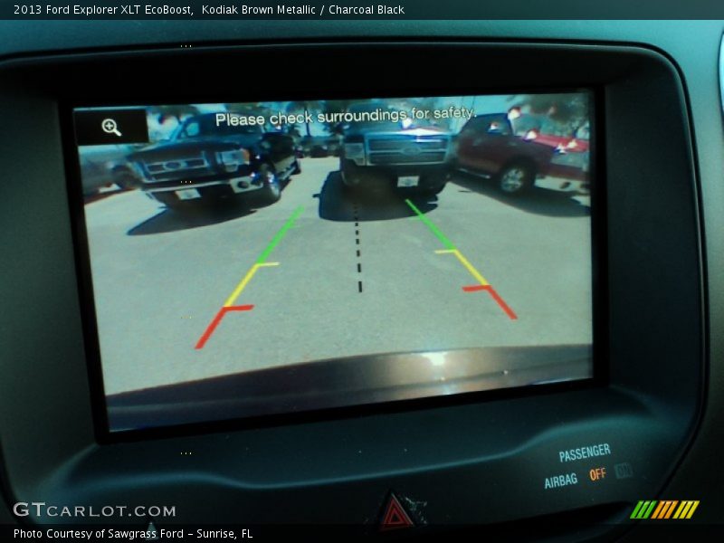 Kodiak Brown Metallic / Charcoal Black 2013 Ford Explorer XLT EcoBoost